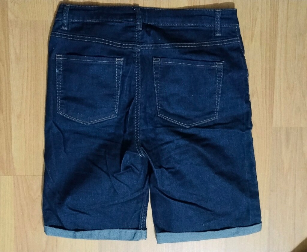 jeans kot şort kısa - 3