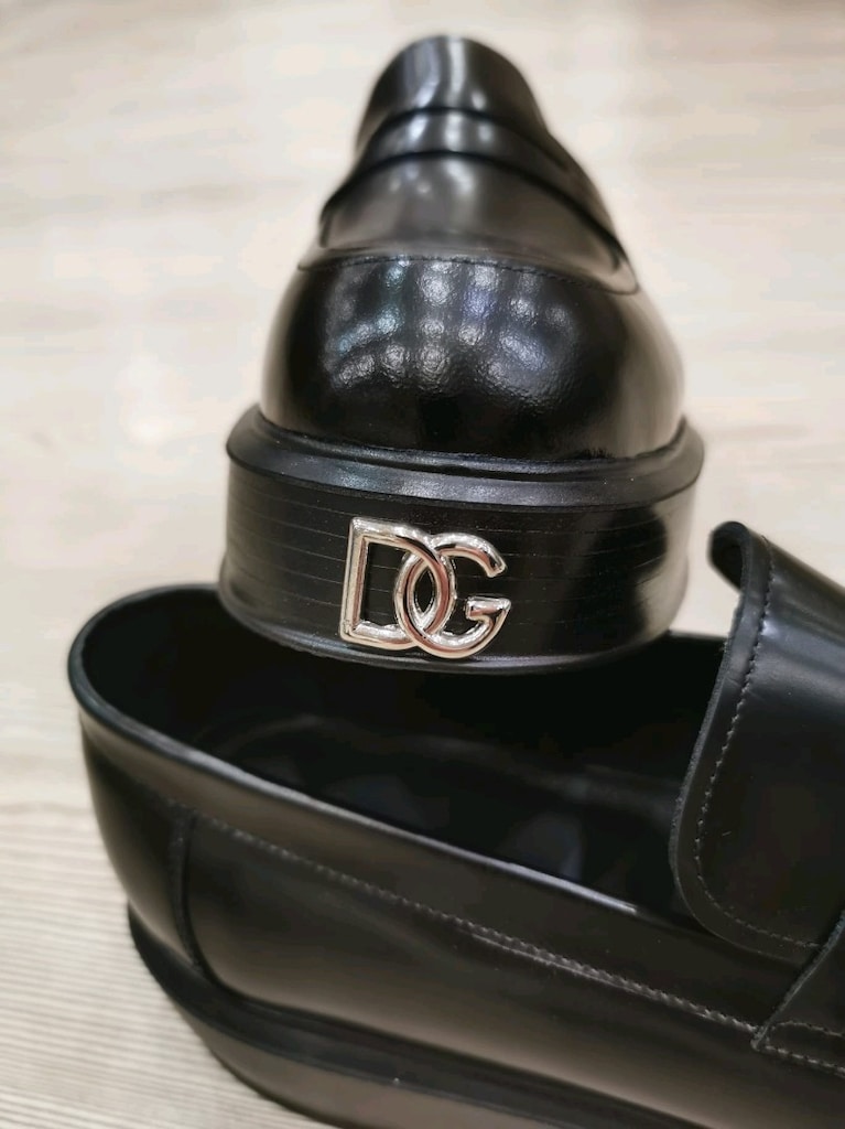 Dolce Gabbana Hakiki Deri Kalın Tabanlı Loafer Ayakkabı - 13