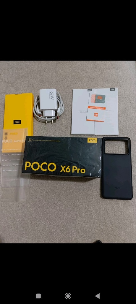 POCO X6 PRO SARI 512GB 8+8GB 5G YURTİÇİ - 2