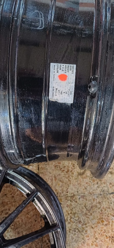 17 inç 5×100 takım çelik jant OZ marka - 4