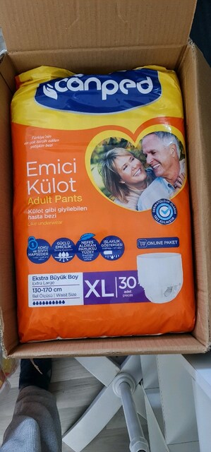 CANPED 30 lu ekstra buyuk 6 paket açılmamış
