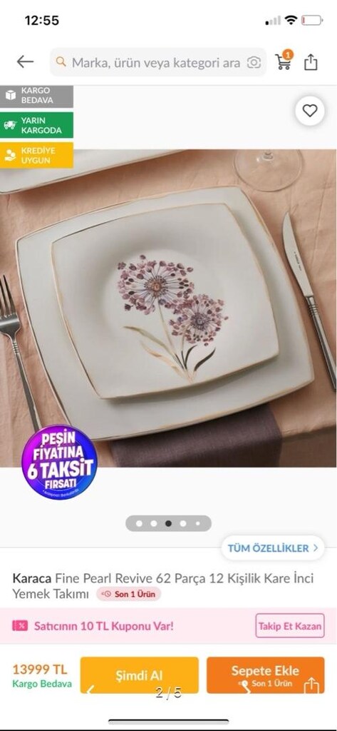karaca pearl revive 12 kişik yemek takımı - 2