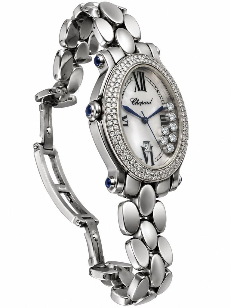 Chopard Happy Sport 27/8418-23 Pırlantalı Çelik Saat - 4