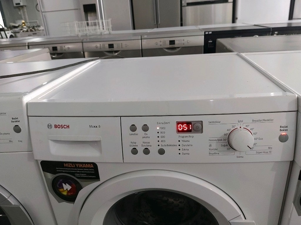 Bosch maxx8 serisi 8 kg çok temiz çamaşır makinesi - 8