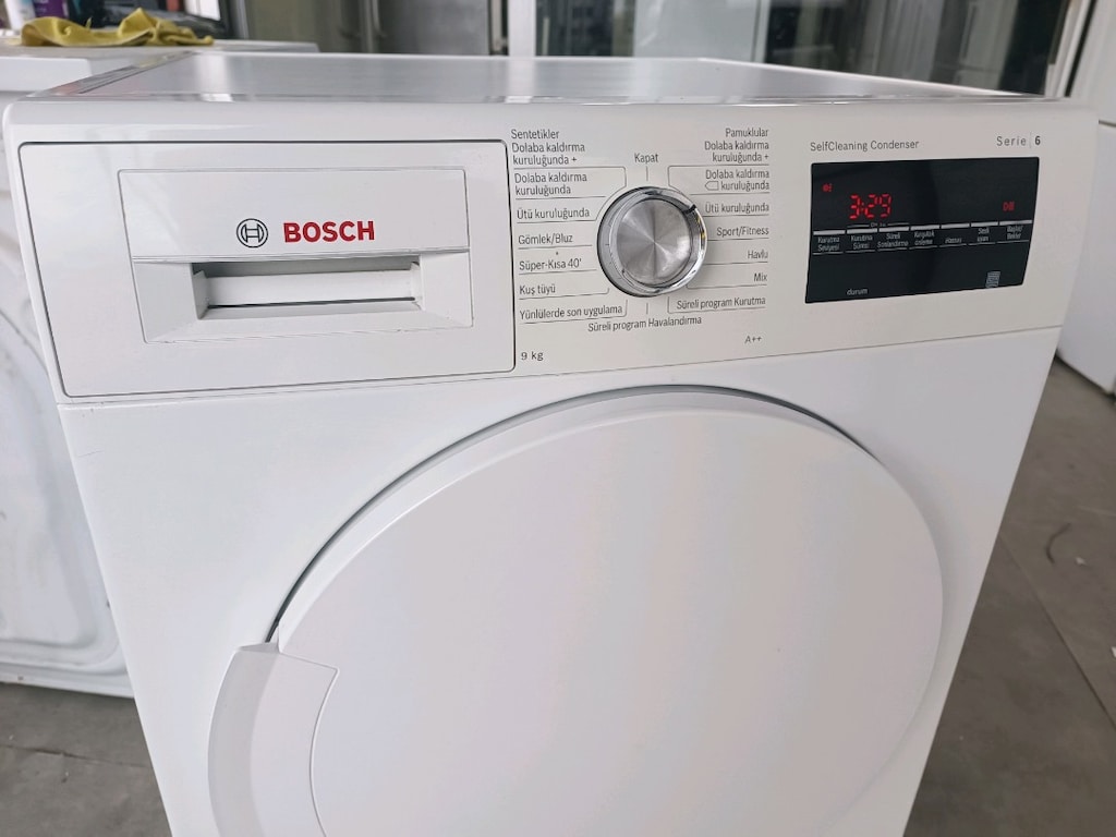 Bosch Serie 6, 9 kg ısı pompalı çamaşır kurutma makinesi - 4