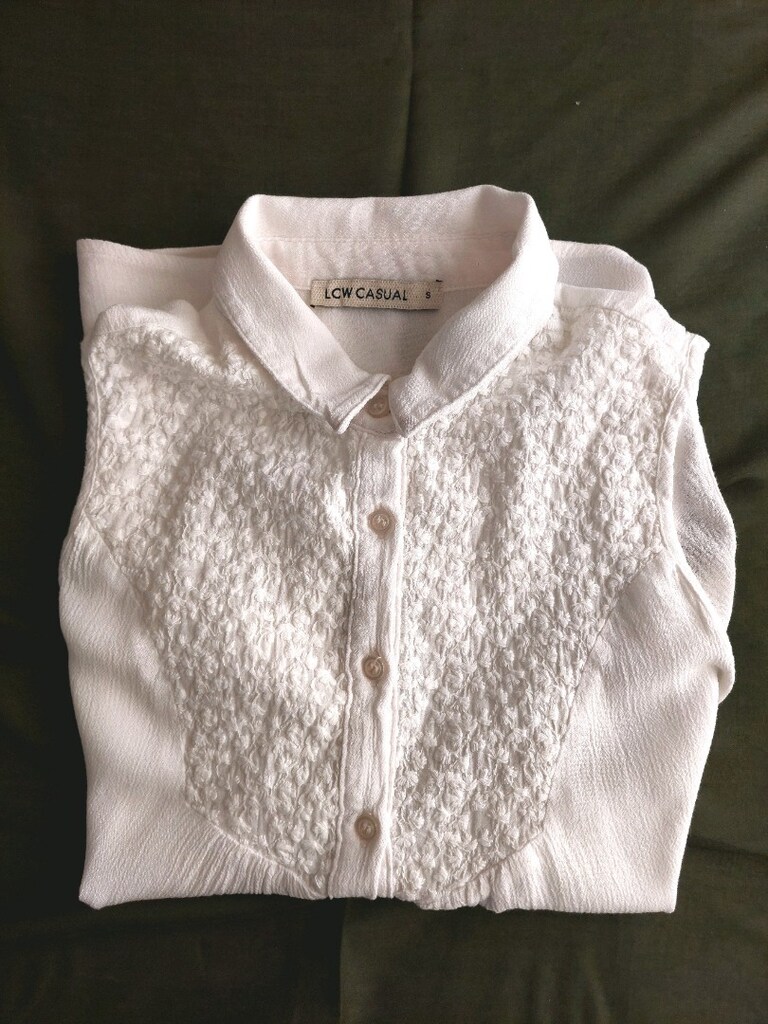 LCW casual çiçek motifli kolsuz gömlek - 8