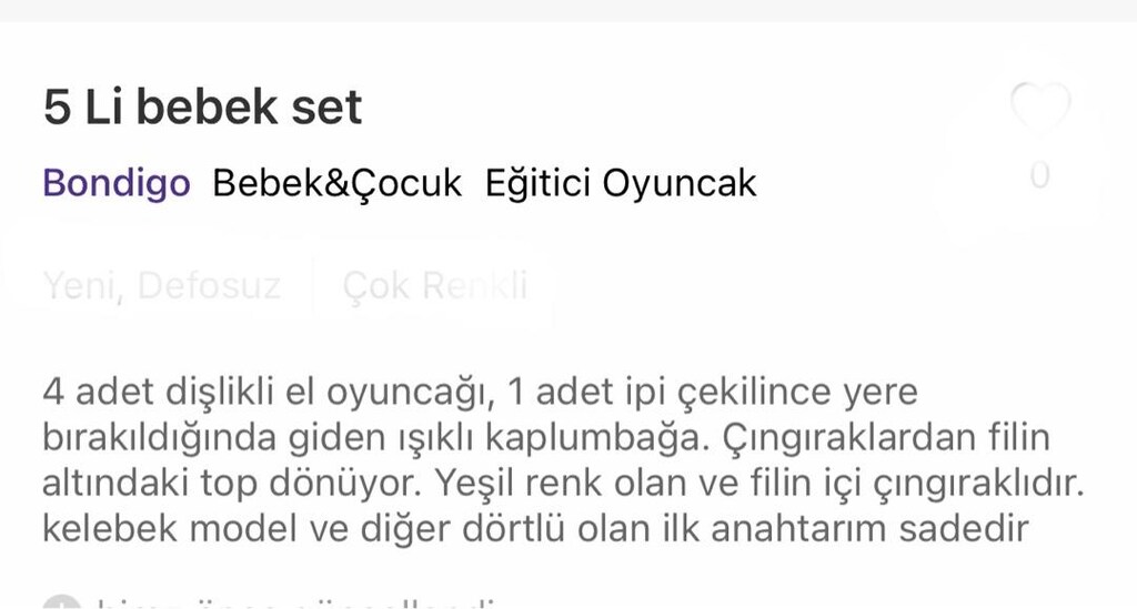 çeşitli eğitici oyuncak seti - 7