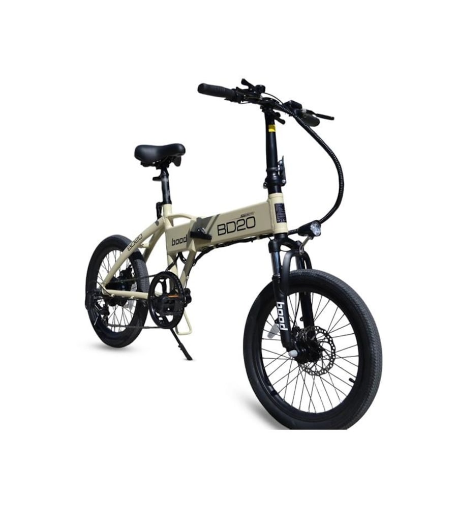 BOOD BD-20 250 W 30–60 km Menzil Katlanabilir Elektrikli Bisiklet Kum - 6