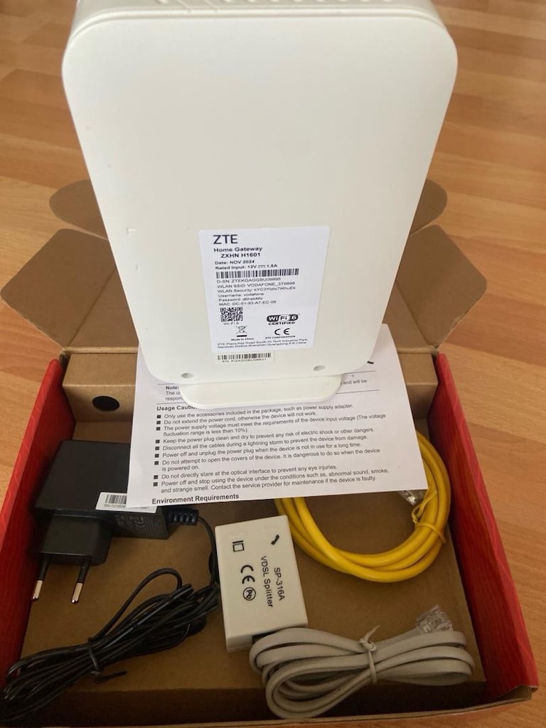 zte zxhn H1601 wifi6 her hattı çalıştırır vdsl modem router - 4