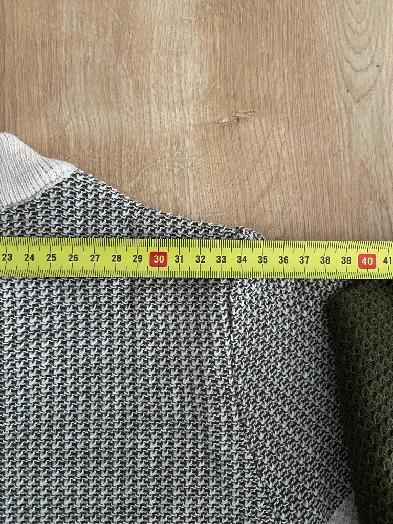 Trendyolmilla S Beden Erkek Triko Kazak Haki Renkli Dar Kesim - 7