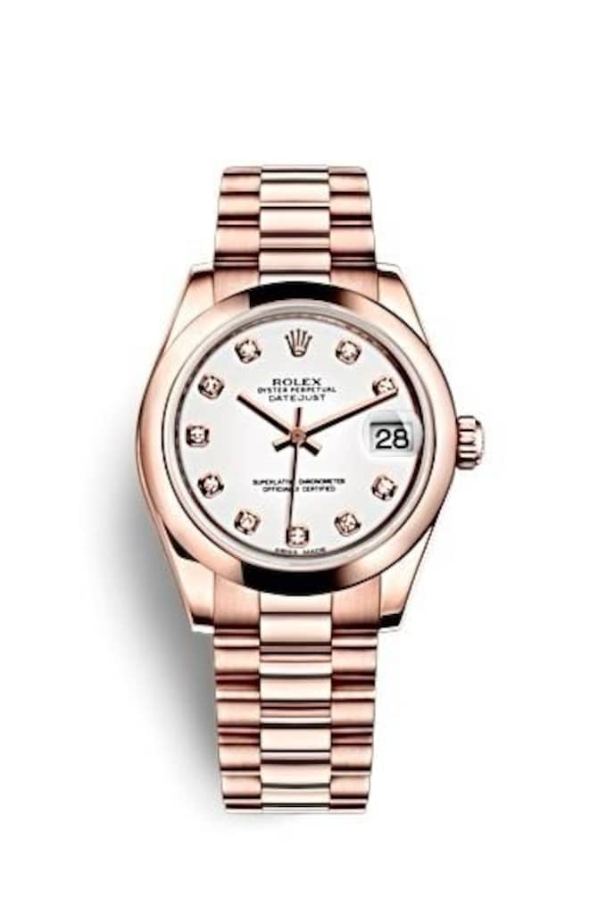 ‼İTHAL/SIFIR/KADIN/Rolex DateJust,Komple 18Kt.Gold,Pırlanta Kadran