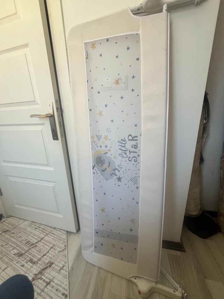 Bebek Yatak Bariyeri 150 CM - Beyaz - Ekstra Geniş - 6