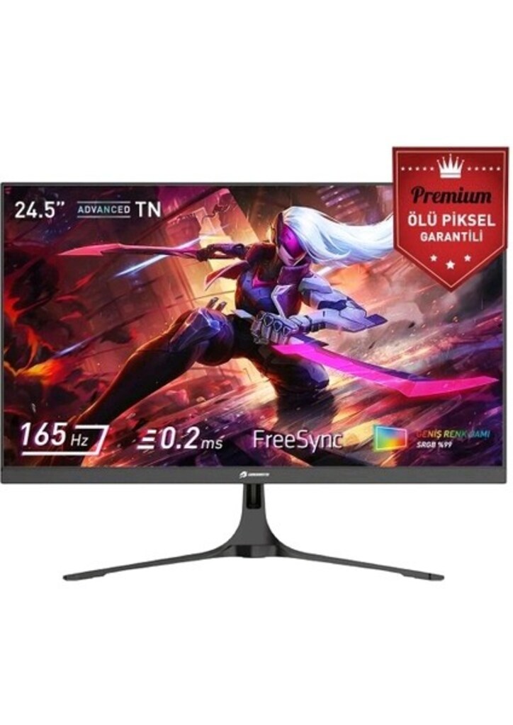 24.5 inc 165 HZ GAMİNG MONİTOR. SİFİRDAN FARKSİZ. GARANTİLİ. TAKASLİ - 3