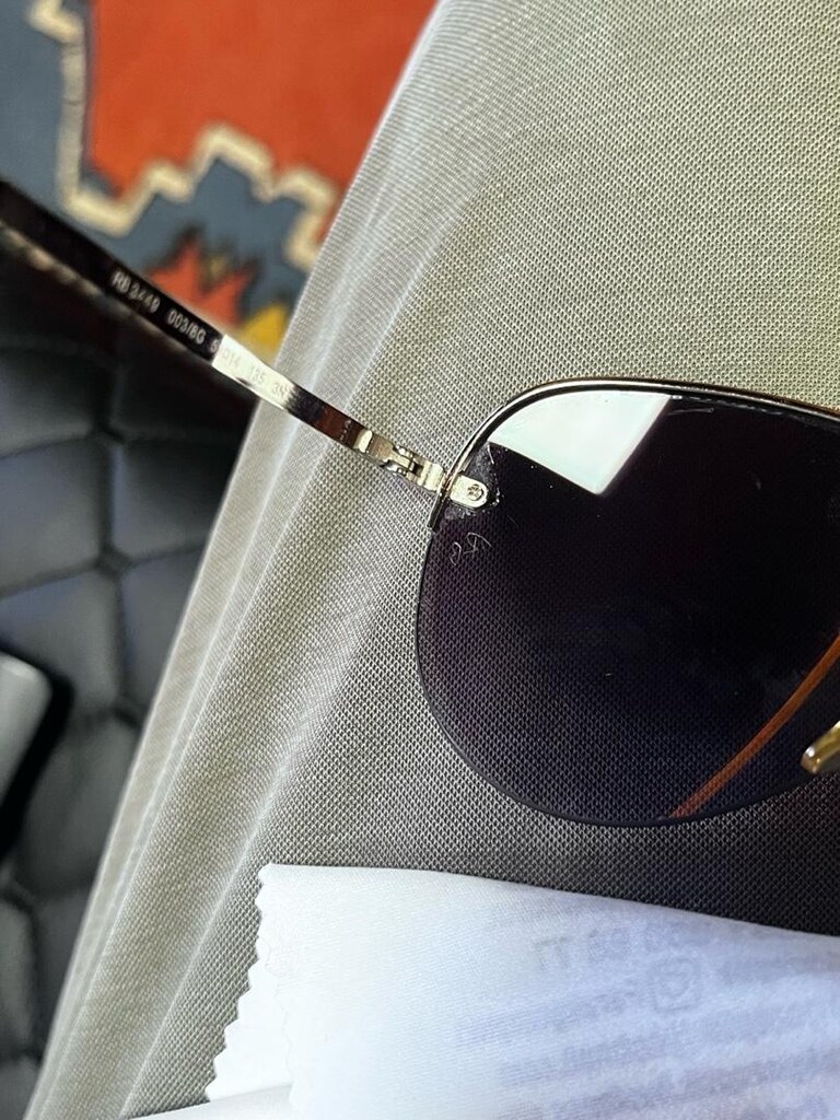 Orijinal Ray-Ban RB3449 003/8G 59 Üniseks Güneş Gözlüğü - 2