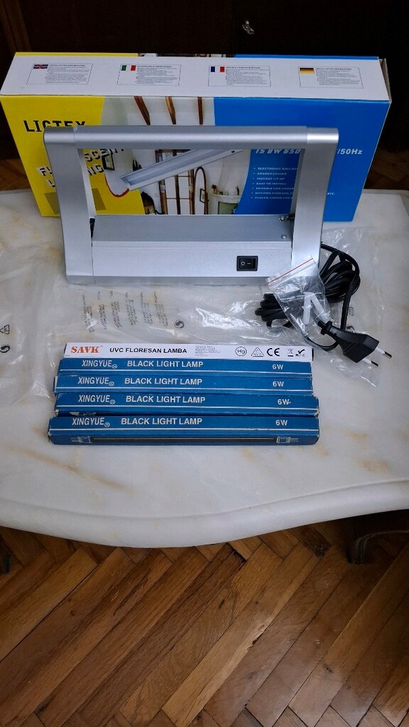 6W Ultraviyole Floresan ve armatürü - 2