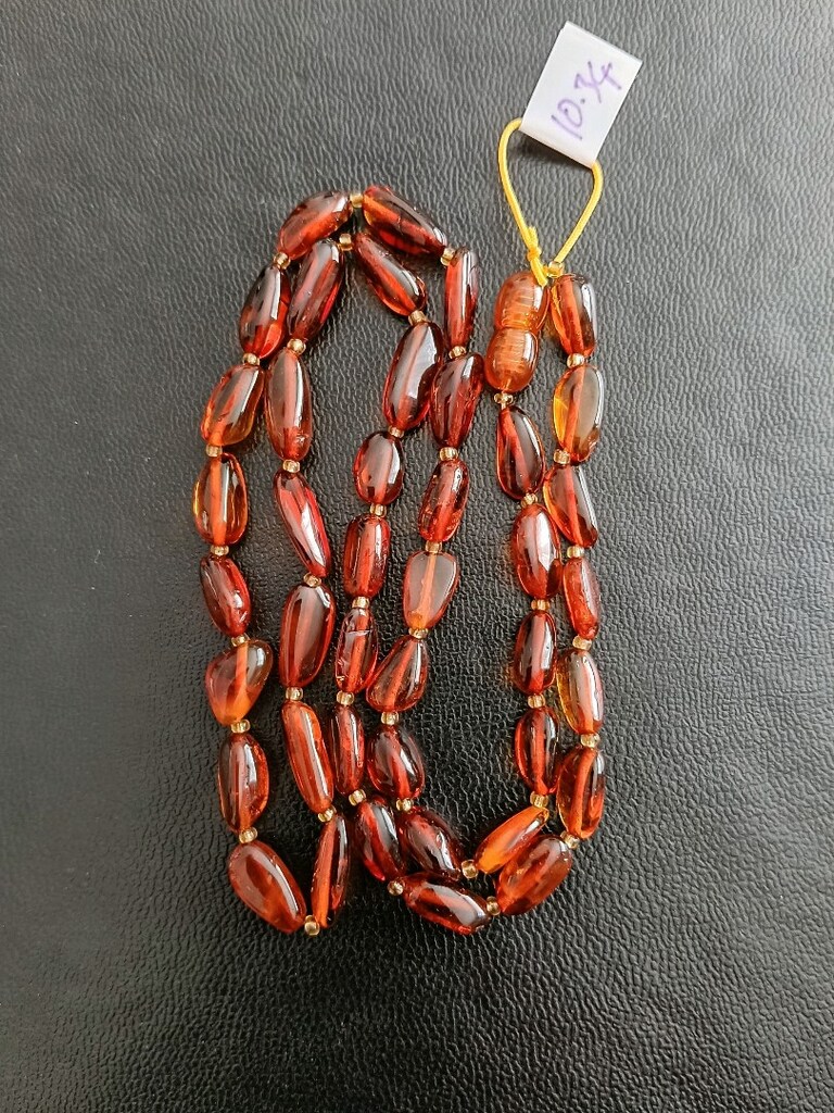 Doğal Kaya Damla Kehribar Kolye 10,34 gr.