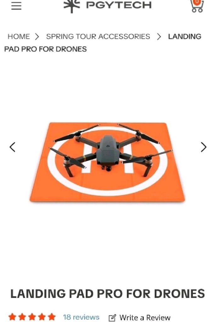 PGYTECH drone landing pad For Drones Reverse Sıde OBVERSE SIDE DRONE K - 3