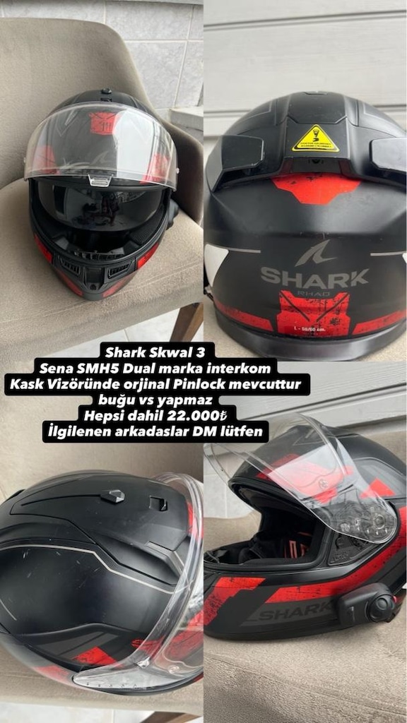 SHARK Motorsiklet Kaskı - 6