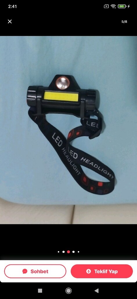 Cata Ct-9120 Şarj Edilebilir Led Kafa Feneri - 5