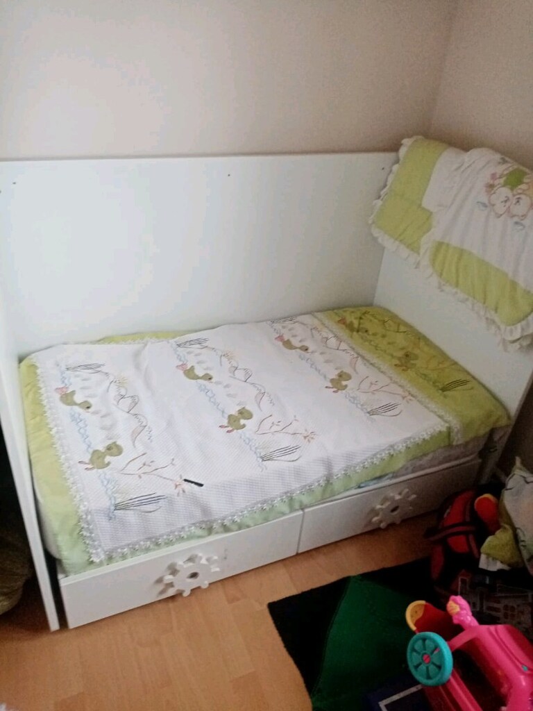 FİYAT DÜŞTÜÜÜÜÜ!!!BEŞİK ve MAMA SANDALYESİ(BEŞİK 75*135CM) - 5