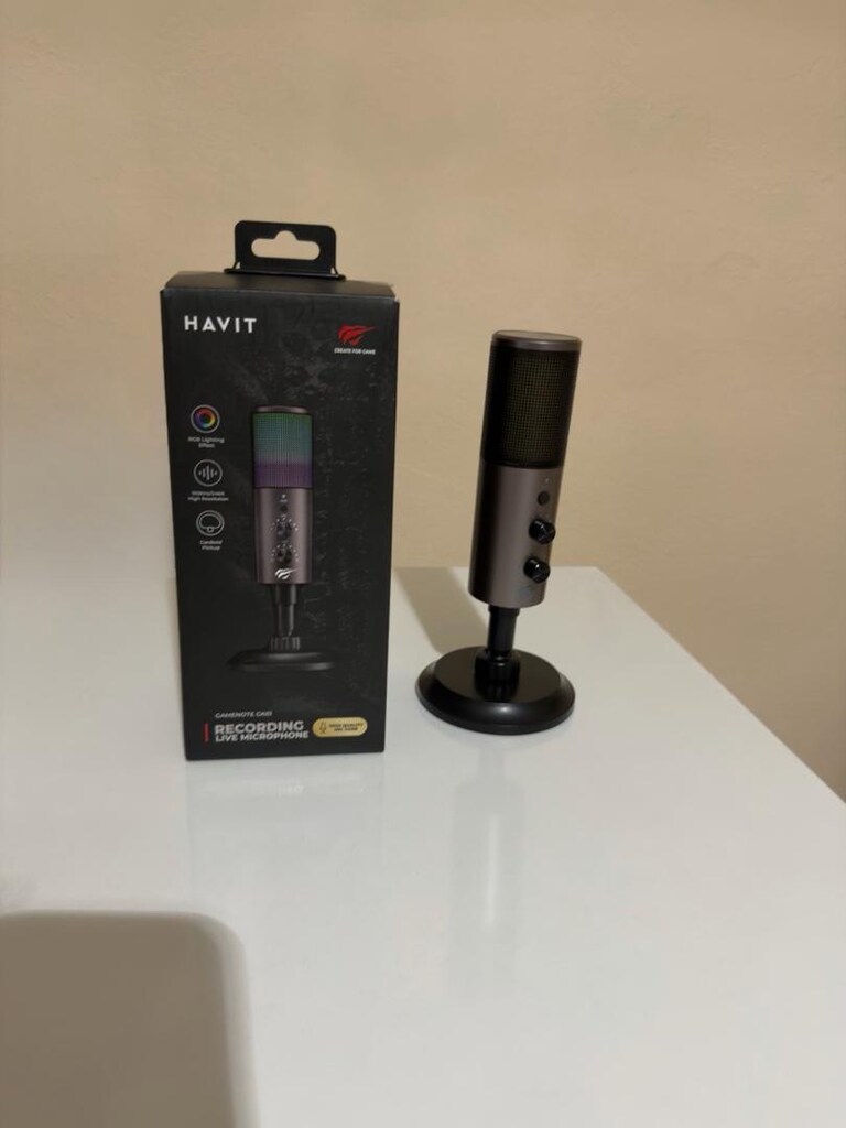 Havit Gamenote GK61 RGB Profesyonel Yayıncı / Oyuncu USB Mikrofonu - 2
