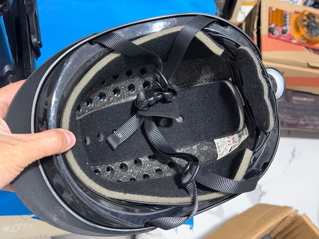 Decathlon FH100 - At Binicilik Togu Siyah 100 Unisex Kask - 8