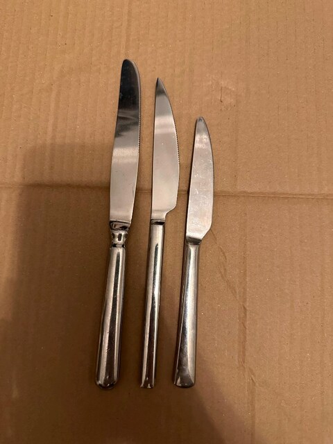 Restoranlar için toplu kaliteli bıçak, çatal, kaşık, şef bıçak, steak