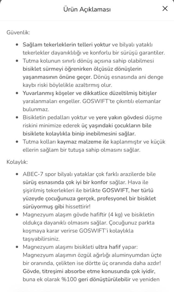 kinderkraft denge bisikleti - 7