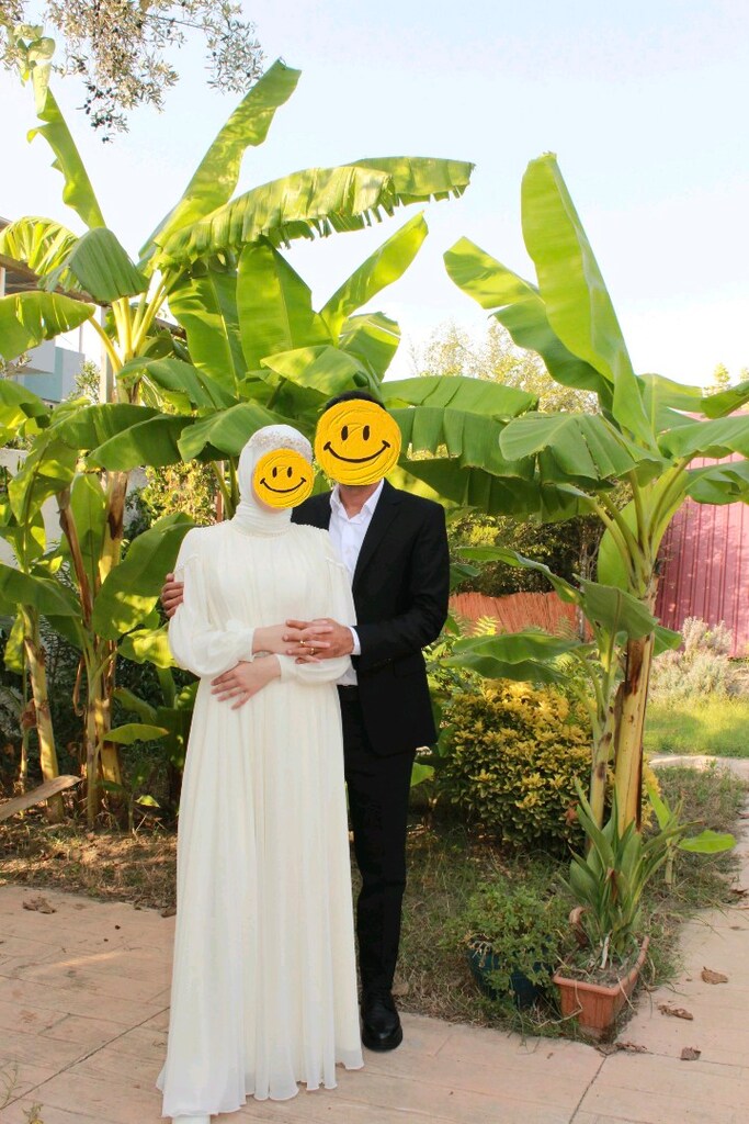 nişan,nikah elbisesi ; 38 beden 1 kez kullanıldı pazarlıksız 1500 - 6