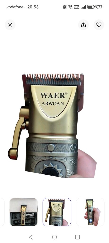 Arwoan profesyonel saç kesme makinesi - 2