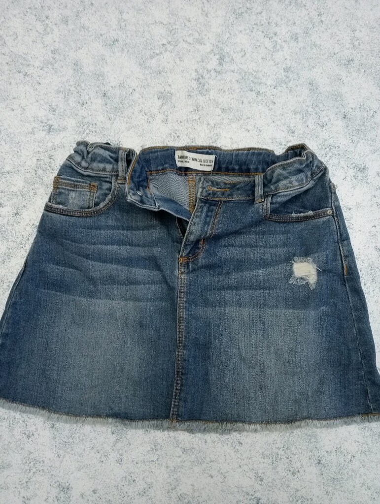 Zara kısa Jean etek 11 12 yaş