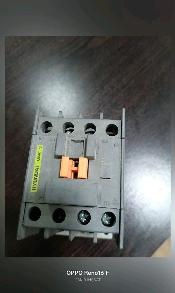 Hyundai Umc9 DC bobinli yardıcı kontaktör 10A 24V Dc