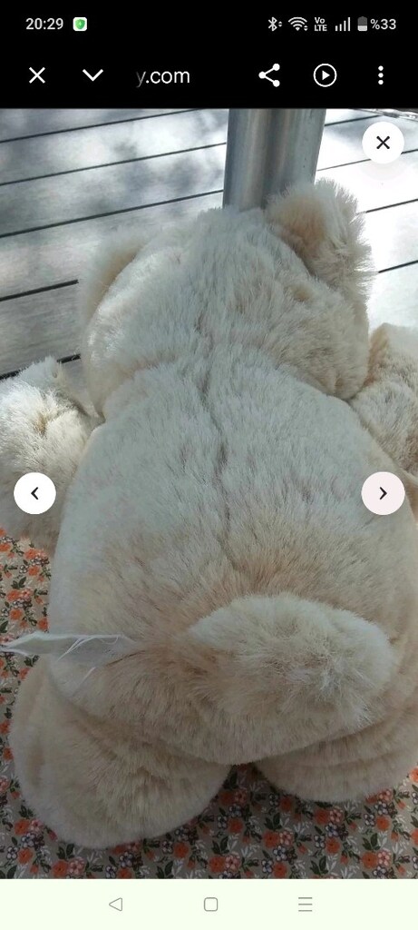 80 cm peluş ayıcık - 6