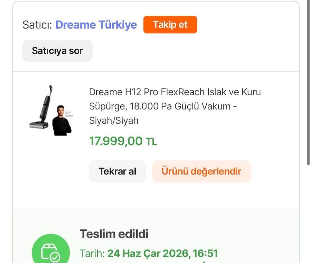 Dreame H12 Pro flexreach Islak ve kuru süpürge - 7