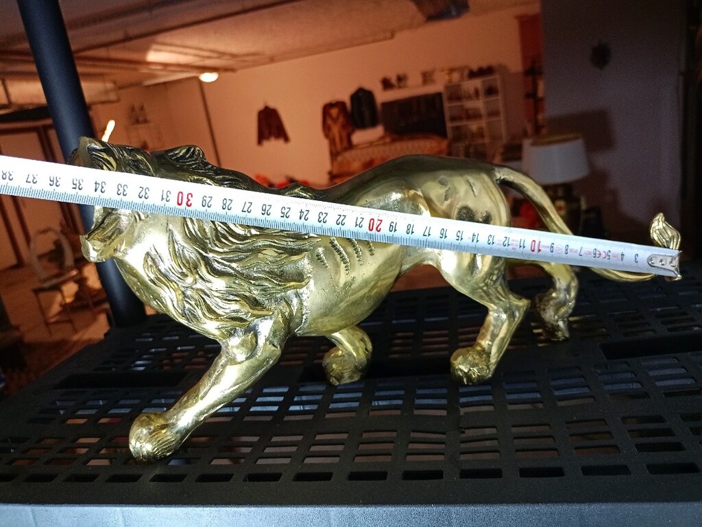 pirinç döküm aslan büyük boy ağır ürün - 3