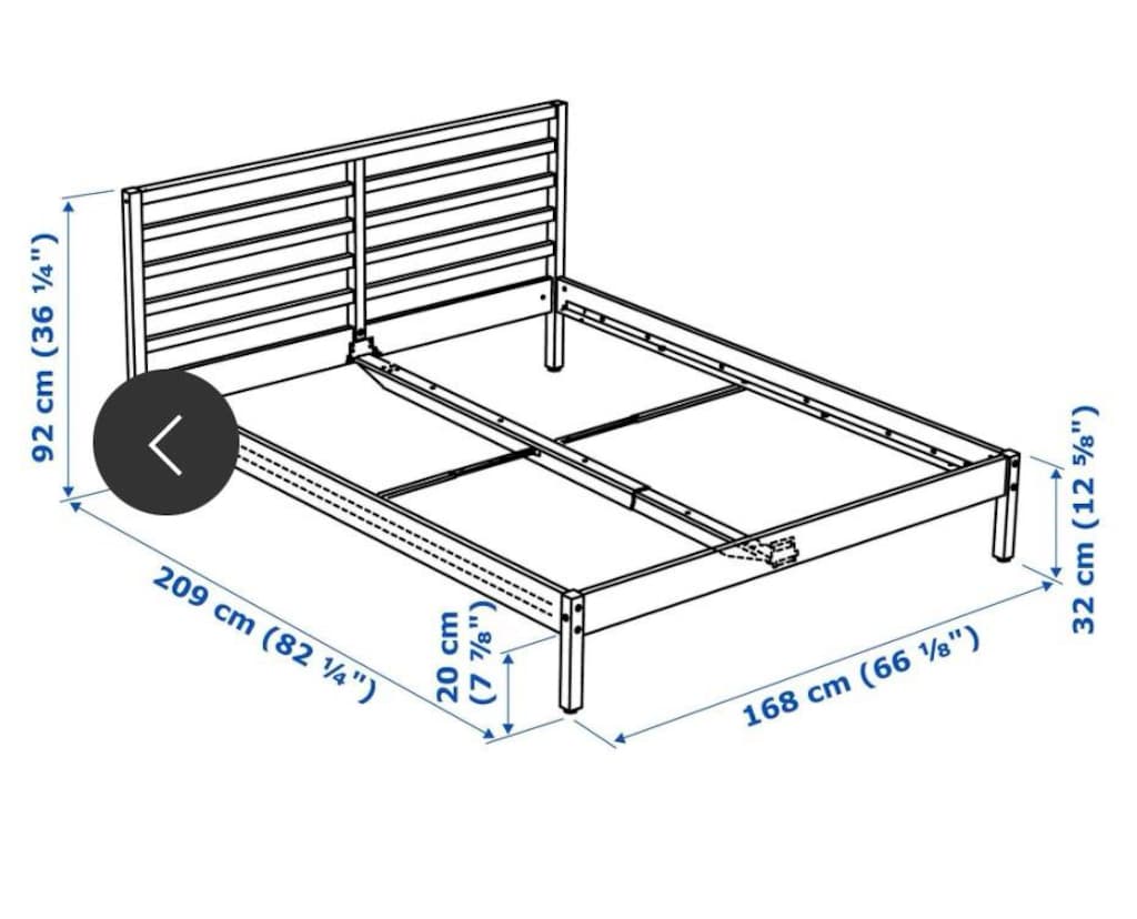 ikea çift kişilik karyola - 2