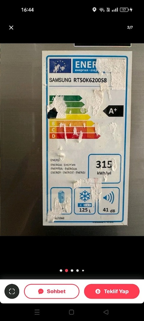 Samsung İnox No-Frost Büyük ebatlı Sorunsuz Buzdolabı - 6