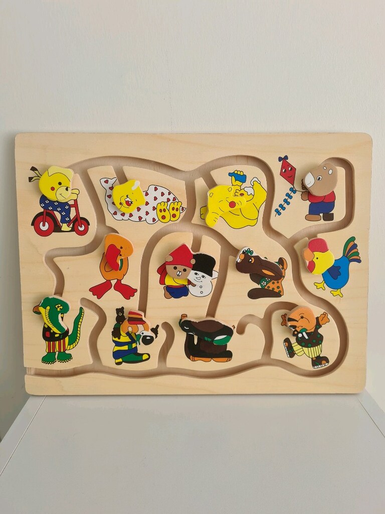 Ahşap Eşleştirme Puzzle - 4