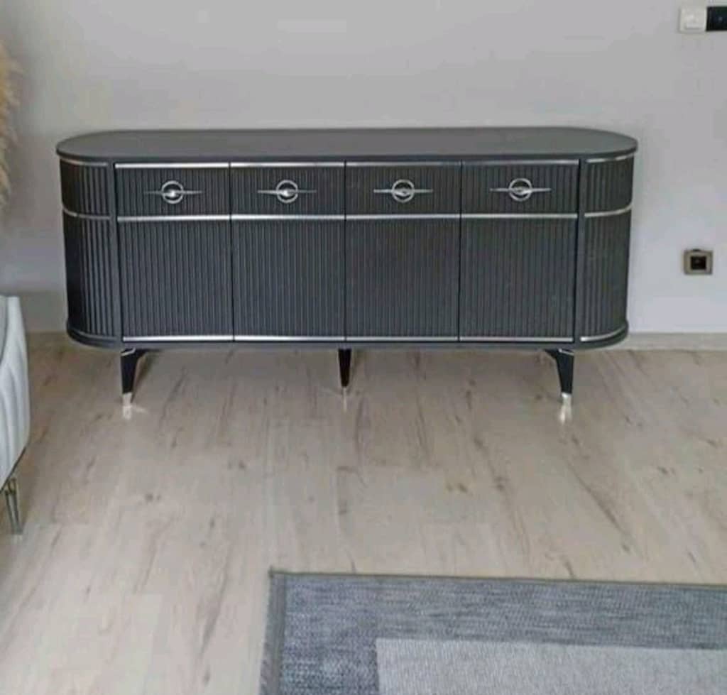 GRİ OVAL KONSOL 180CM TV ÜNİTESİ - 3