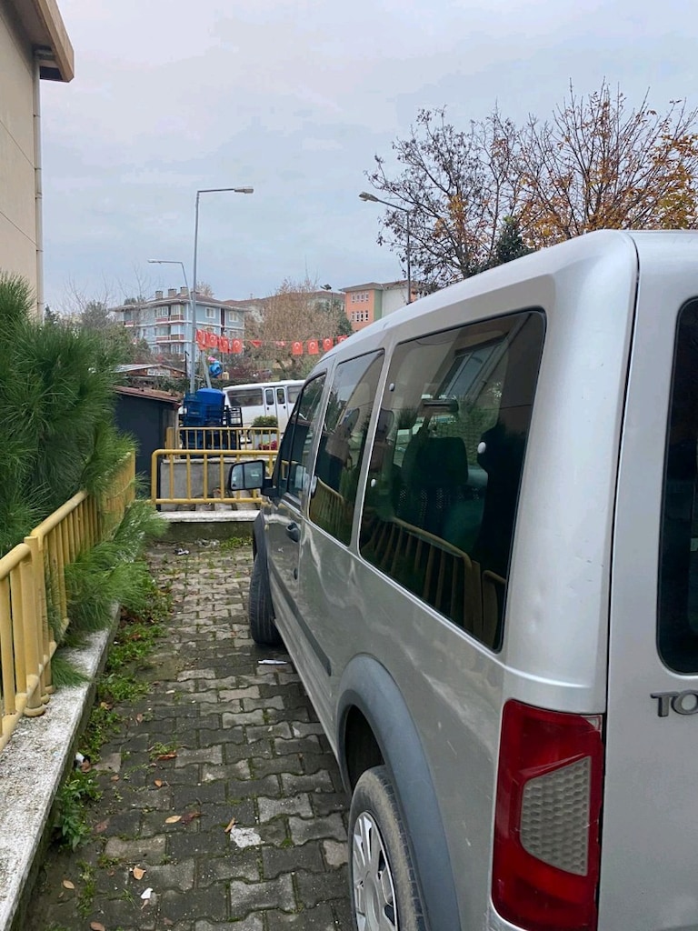 Gri kumaş araç koltuğu - 4