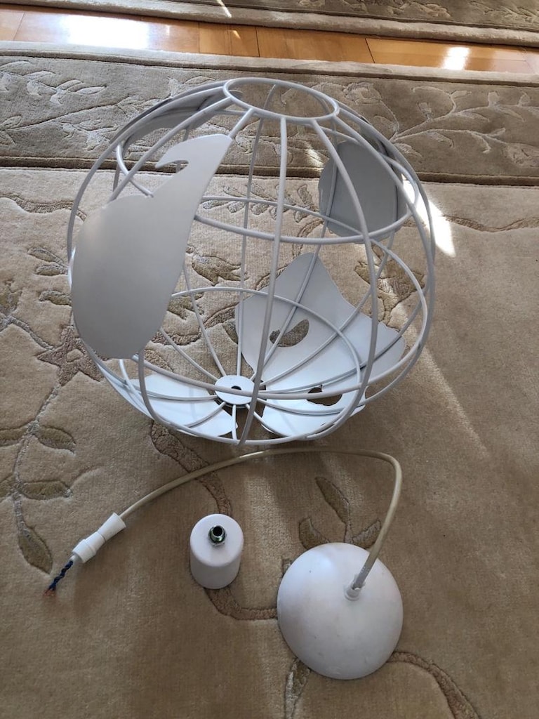 Dünya haritalı avize 29 cm çap - 2