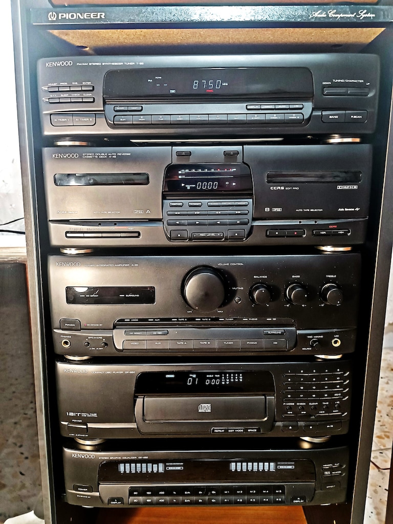 Efsane Ses Kalitesi: Kenwood A-45 Müzik Seti + Orijinal S-5M Hoparlör - 8