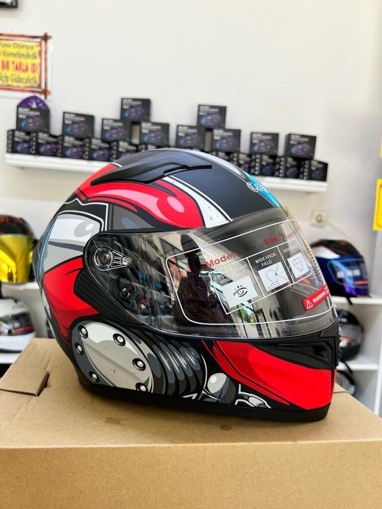 FULL FACE KASK GÜNEŞ VİZÖRLÜ - 2