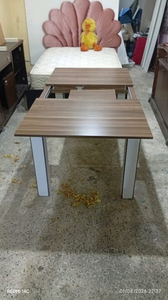 yemek masası 6 kişilik açılıyor 8 kişilik temiz ve kullanışlı Ümraniye - 8