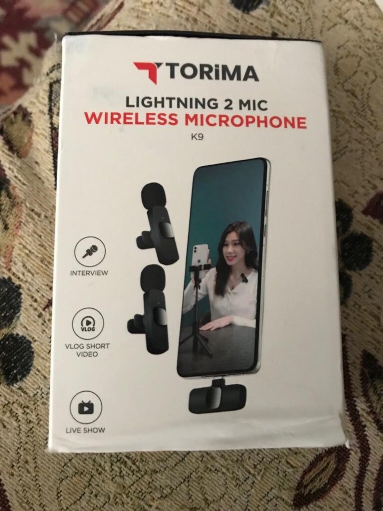 Yaka mikrofonu 2 adet 1 kez kullandım ıphone girişli faturalı - 2