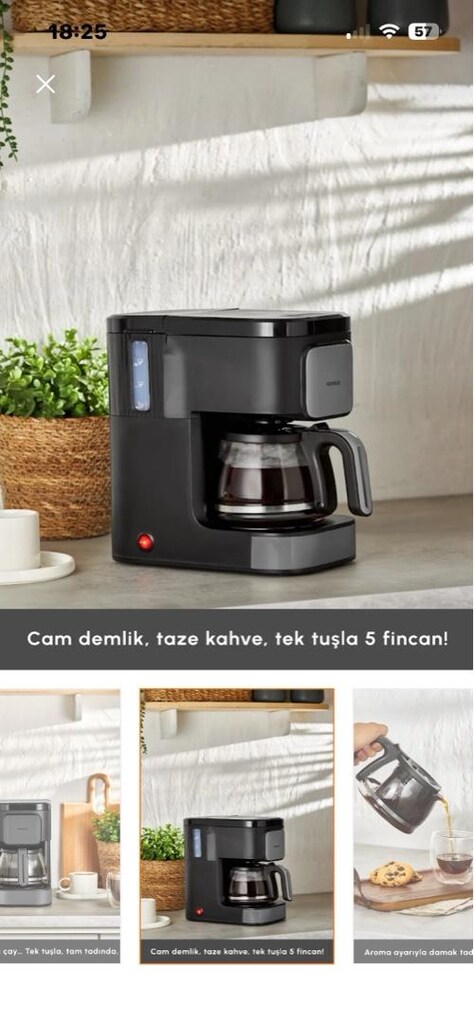 Karaca 2 in 1 filtre kahve makinesi - 4
