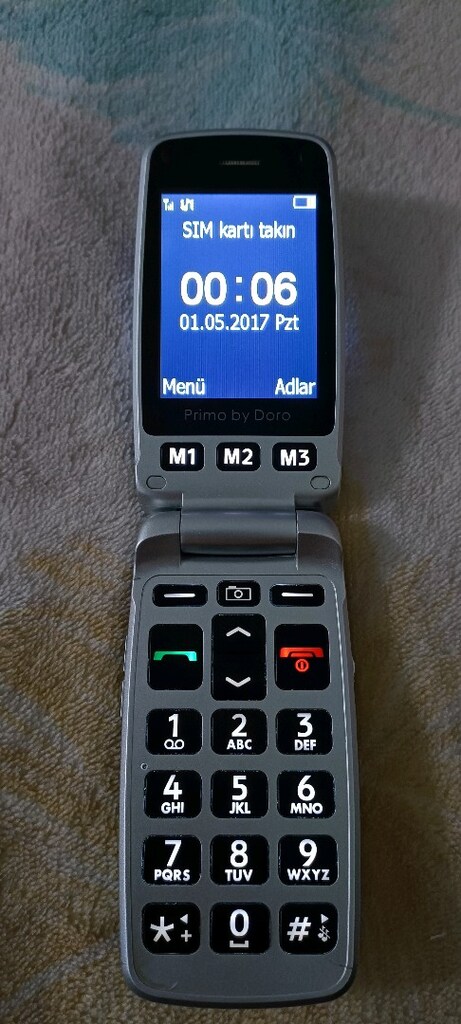 Primo 413 by Doro All Carriers büyük tuşlu cep telefonu - 2