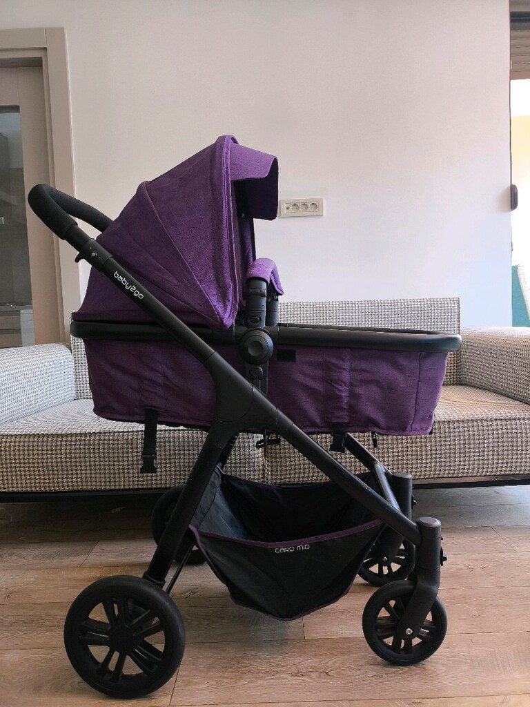 Baby2go 8046 Caromio Travel Sistem Bebek Arabası Mor - 4