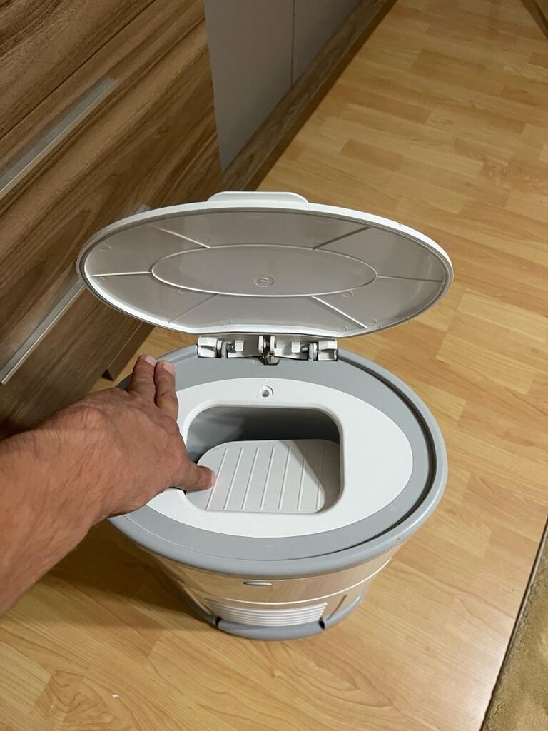 yeni dogan benek bezi kokusuz çöp kovası - 2