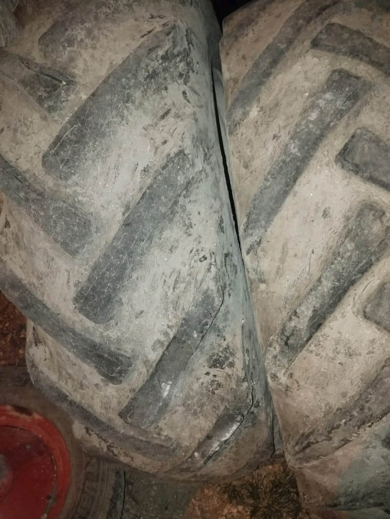 70'lik Erkunt traktör balon lastik, jant ve çember takımı satılık - 4